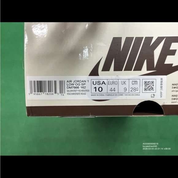 jordan 1 retro low travis scott reverse mocha - Picture 3 of 5